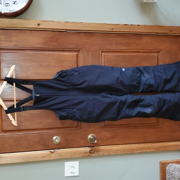 Lands' End Squall "Grow" Sz. L Black Snowpants - Picture 2 of 8